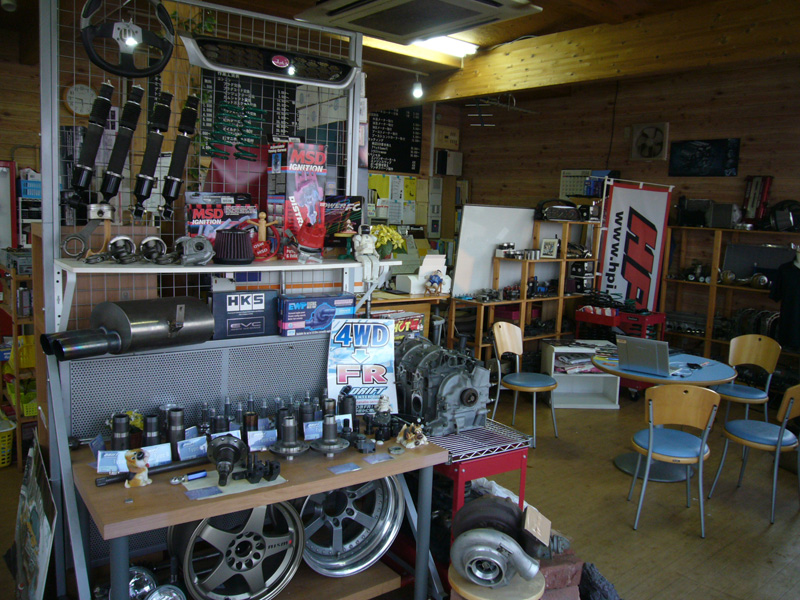 オリジナルパーツ展示